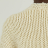 Benutzerdefinierte Winter 100 % Baumwolle schwere Strickjacke Strickjacke Mantel für Frauen