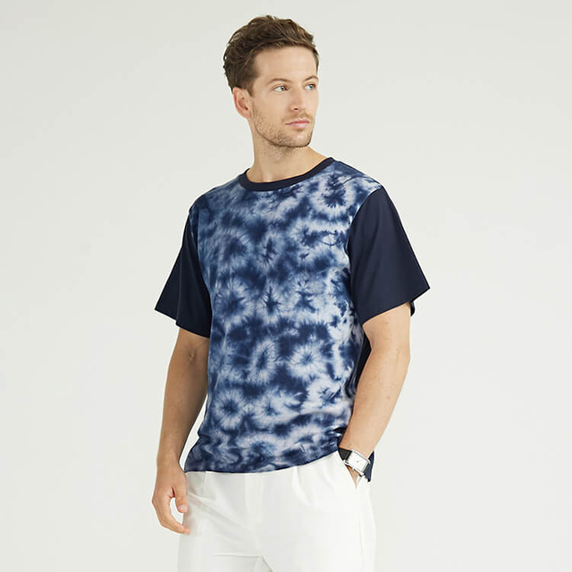 Klassisches bedrucktes Rundhals-T-Shirt im Frühjahr-Sommer-Stil für Männer