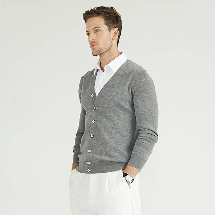 Neuer Stil, klassisches Design, lässiger Business-Cardigan-Pullover für Männer